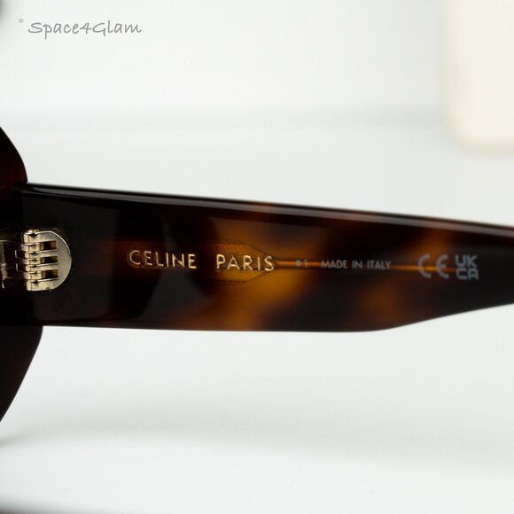 Celine Women Eyeglasses Blonde Havana Demo Rectangle CL50155I 053 NEW AUTHENTIC - Picture 6 of 9